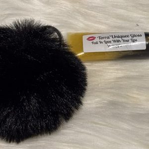 ESH Trojan lip gloss with Pom Pom keychain
